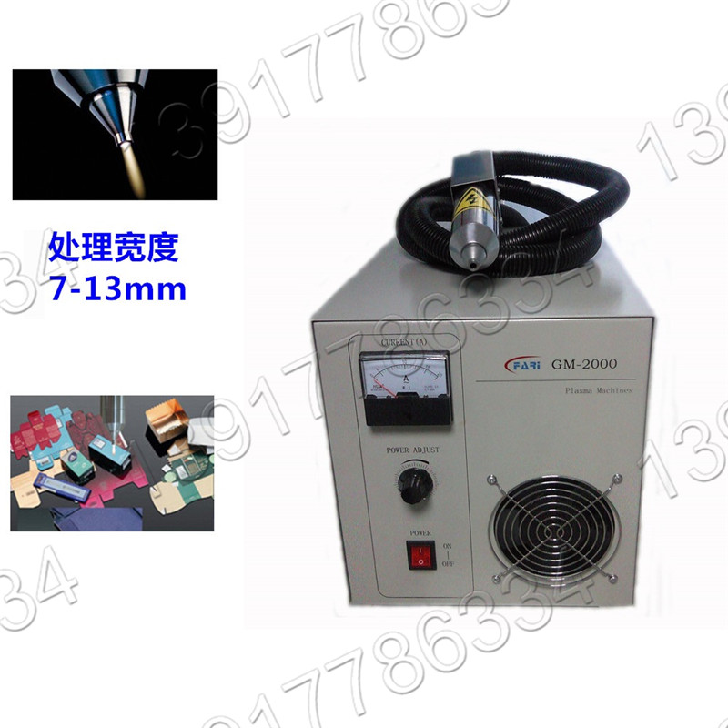 糊盒機上的等離子設備