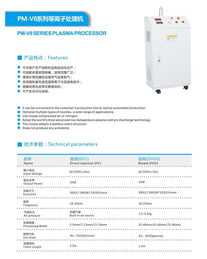 多槍頭等離子清洗機